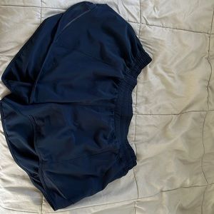 Navy blue lululemon shorts